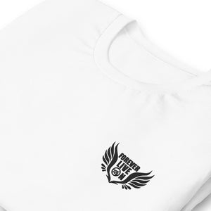 FLO Wings Embroidered T-shirt (Black)