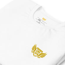 Load image into Gallery viewer, FLO Wings Embroidered T-shirt (Gold Edition)