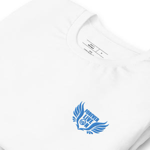 FLO Wings Embroidered T-shirt (Blue Edition)