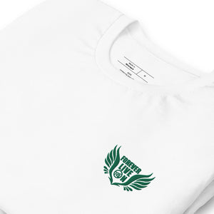 FLO Wings Embroidered T-shirt (Green Edition)