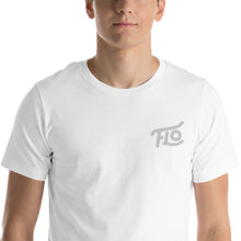 Load image into Gallery viewer, FLO Embroidered T-shirt (White)
