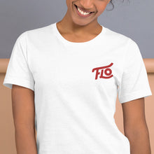 Load image into Gallery viewer, FLO Embroidered T-shirt (Red)