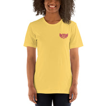 Load image into Gallery viewer, FLO Wings Embroidered T-shirt (Pink)