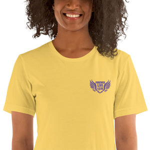 FLO Wings Embroidered T-shirt (Purple Edition)