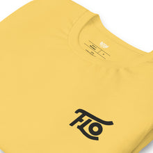 Load image into Gallery viewer, FLO Embroidered T-shirt (Black)