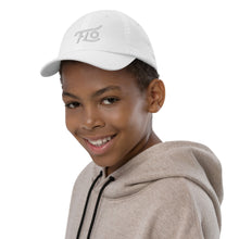 Load image into Gallery viewer, FLO Youth Baseball Cap (White)